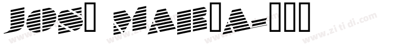 José María字体转换